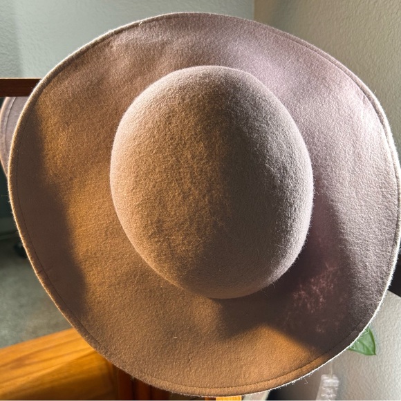 Topshop Felt Wool Lilac Hat Beekeeper Style - Picture 7 of 7